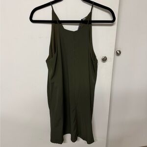 Design Lab Lord & Taylor Olive Green Dress